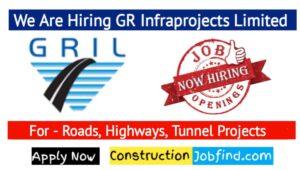 GR Infraprojects Hiring 2023