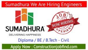 Sumadhura Infracon Hiring 2023