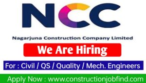 We Are Hiring NCC Limited