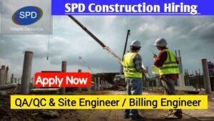 SPD Construction Latest Job 