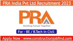 PRA India Latest Job 2023