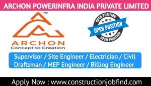 Archon PowerInfra Hiring 2023