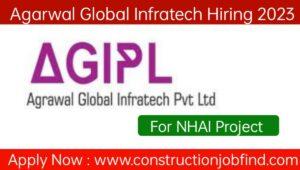 Job Update Agrawal Global Infratech