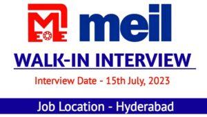 MEIL Walk In Interview 2023