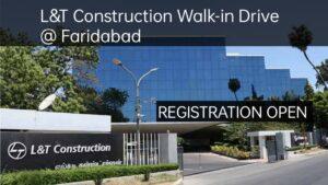 L&T Construction Walk In Drive