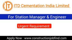 ITD Cementation Latest Job 2023