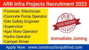 ARB Infra Projects Latest Job 