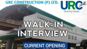 URC Construction Walk In Interview