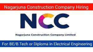 NCC Limited Recruitment