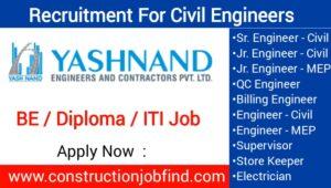 Yashnand Engineers Recruitment