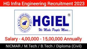 HG Infra Job Vacancy 2023