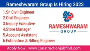 Rameshwaram Group Job Vacancy 