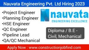 Nauvata Engineering Pvt Ltd Hiring