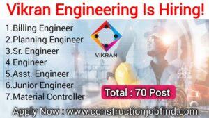 Vikran Engineering Latest Job Vacancies