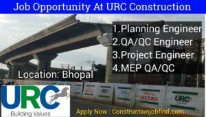 URC Construction Job Vacancy