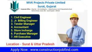 MVK Projects Pvt Ltd Vacancies 2023