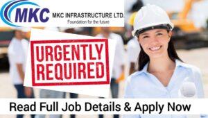 MKC Infrastructure Job Vacancy