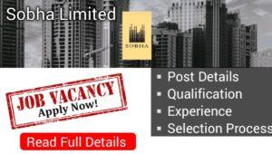 Sobha Limited Walk In Interview