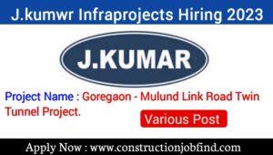 JKumar Infraprojects Career