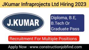 J Kumar Infraprojects Jobs 