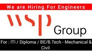 WSP Group Job Vacancy 2023