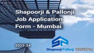 Shapoorji Pallonji Job Application