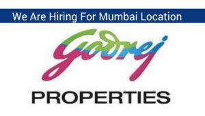 Latest Job Godrej Properties