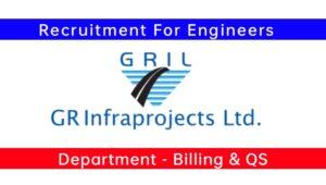 GR Infraprojects Hiring 