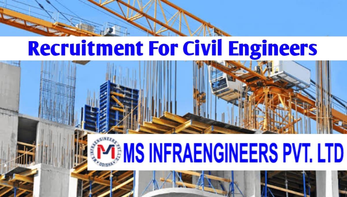 MS Infrastructure Pvt Ltd Hiring | Diploma Civil | B.E Civil | Exciting ...