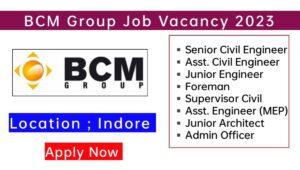 BCM Group Job Vacancy 