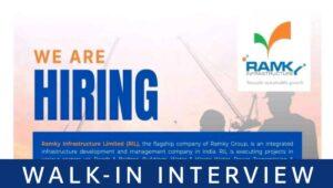 Ramky Infrastructure Ltd Vacancy 2023