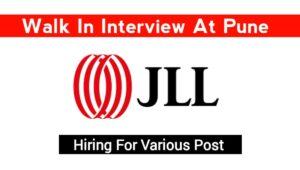 JLL Walk In Interview 2023