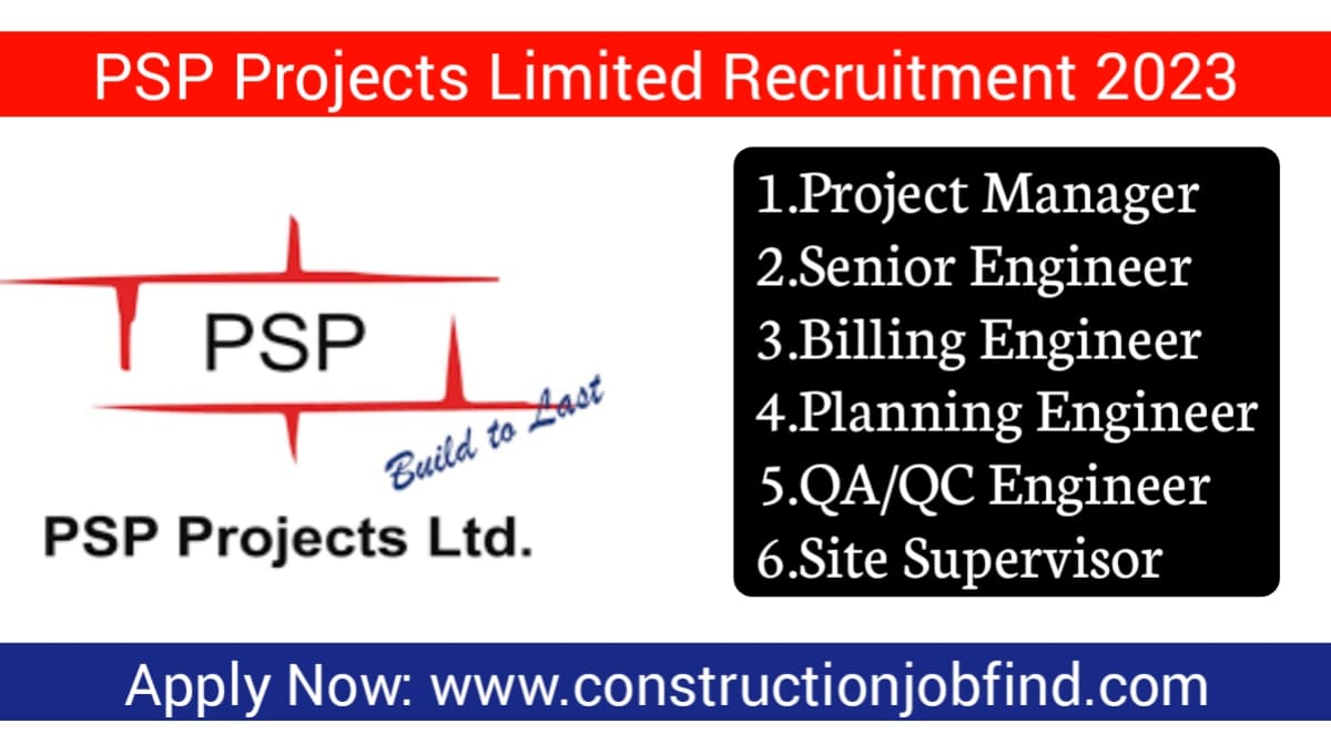 PSP Projects Ltd Vacancies 2023