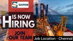 Saipem Job Vacancy 2023