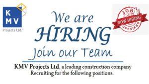 KMV Projects Vacancy