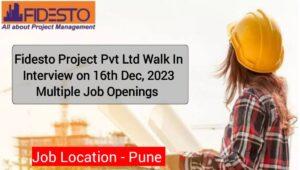 Civil Engineer Job Vacancy Pune 