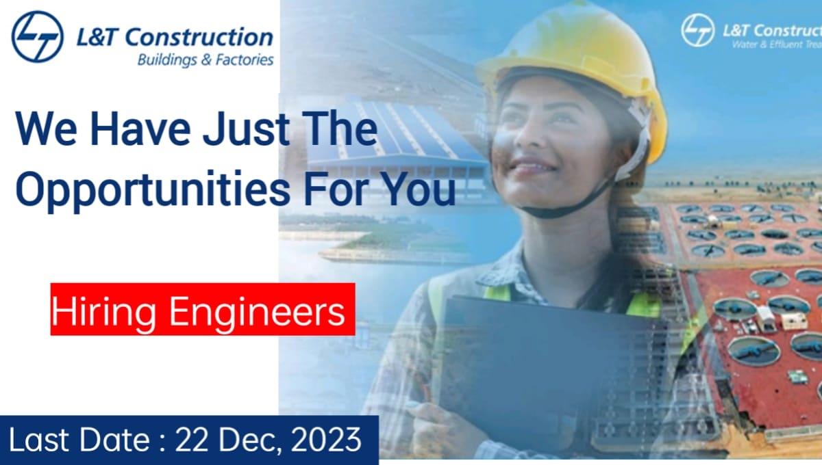 L&T Construction Vacancy