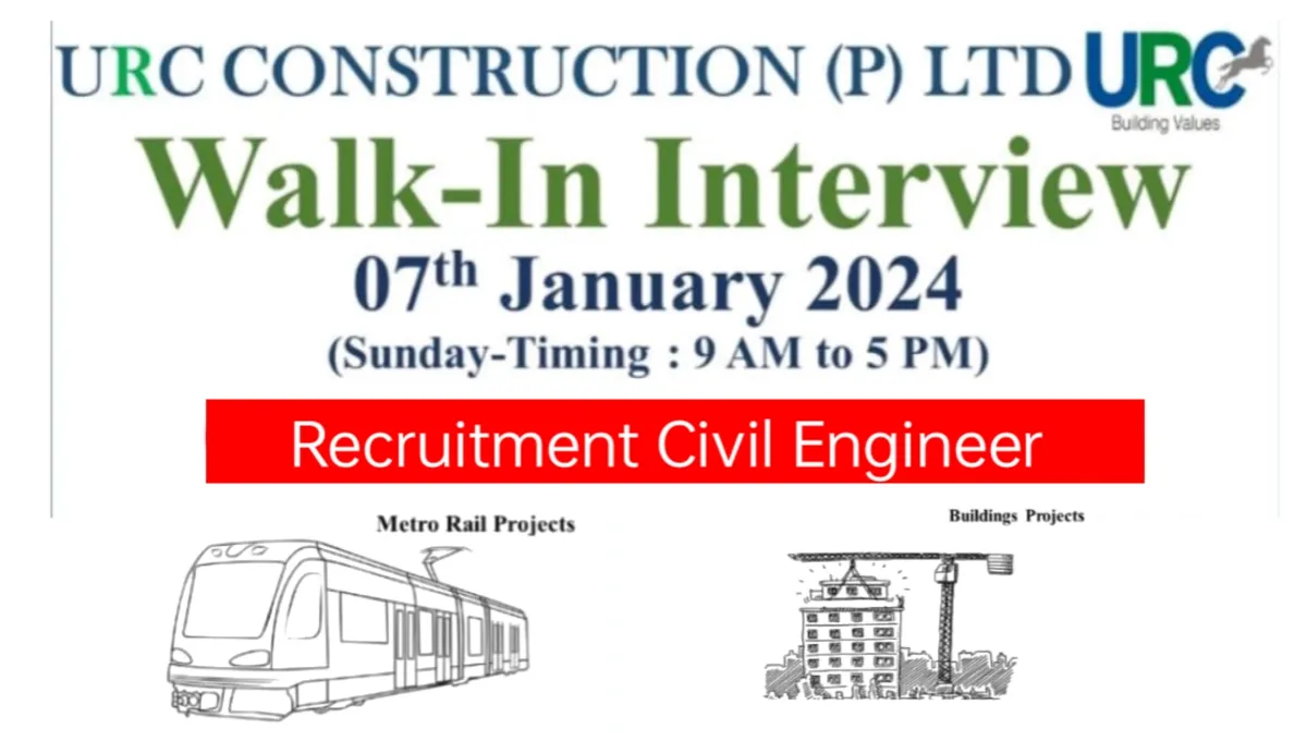 URC Construction Walk In Interview 2024