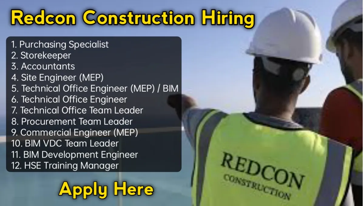 Redcon Construction Co New Job Opening 2024 For MEP BIM Engineer   20240213 092205.webp