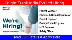 Knight Frank India Pvt Ltd Job Vacancy