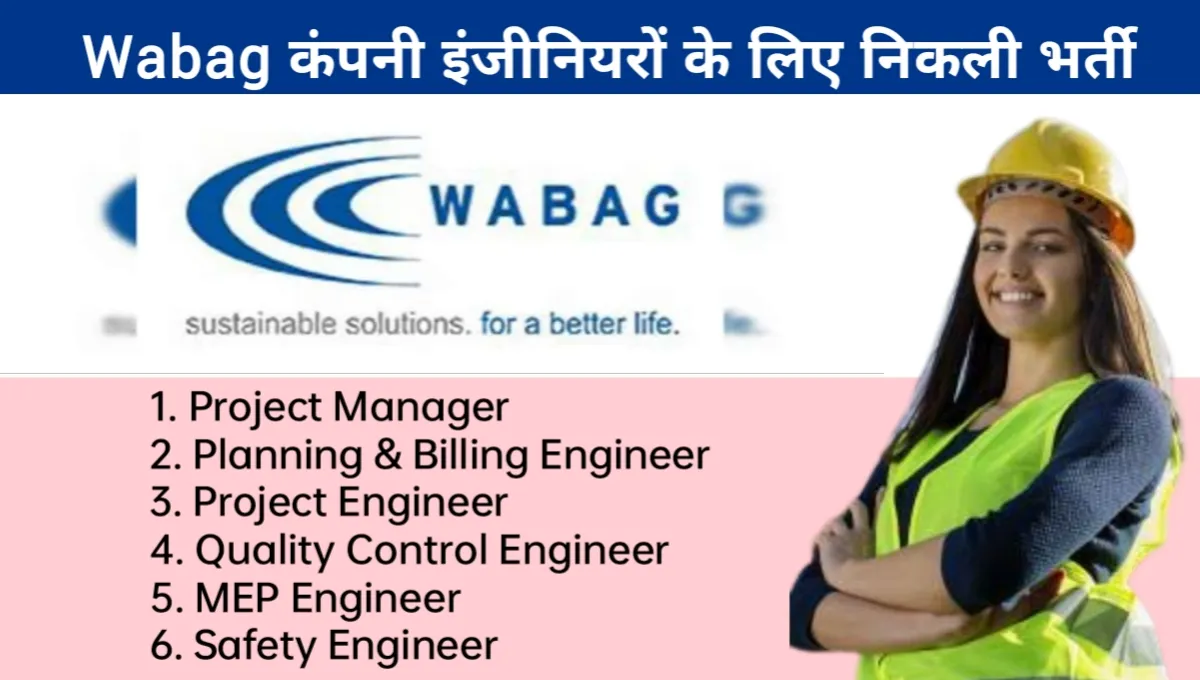 Wabag Group Hiring 2024