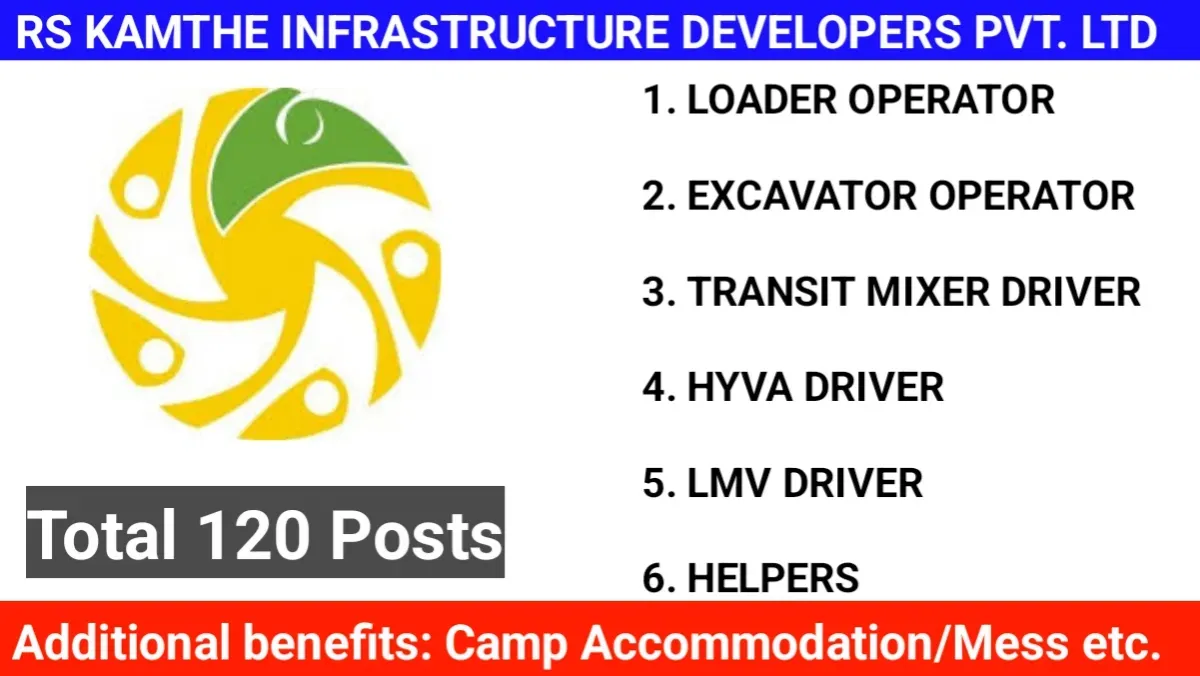 RS Kamthe Infrastructure Developers Recruitment 2024