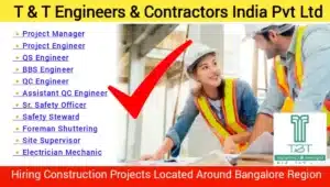 T&T Engineers & Contractors India Pvt Ltd Vacancy 2024