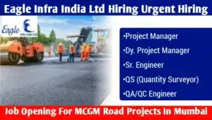 Eagle Infra India Ltd Job Vacancy 2024