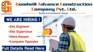 Goodwill Advance Construction Job Opening 2024