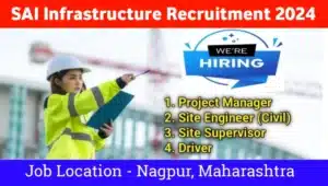 SAI Infrastructure Recruitment 2024