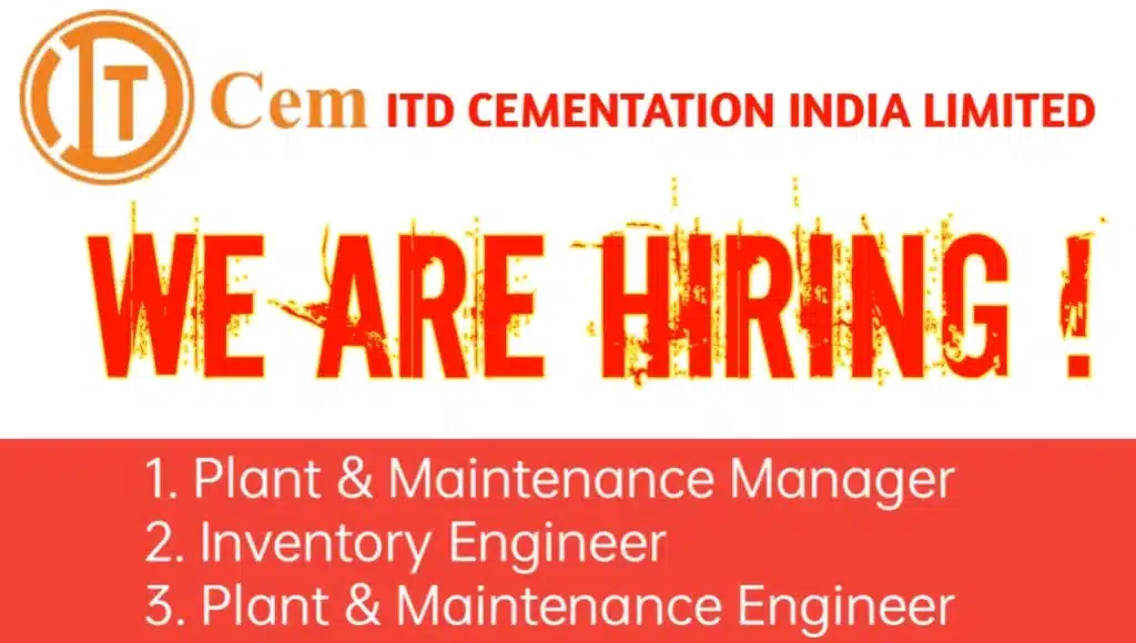 Career Opportunities at ITD Cementation India Ltd