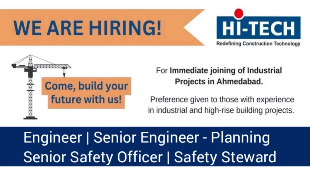 HiTech Project Pvt Ltd Hiring 2024