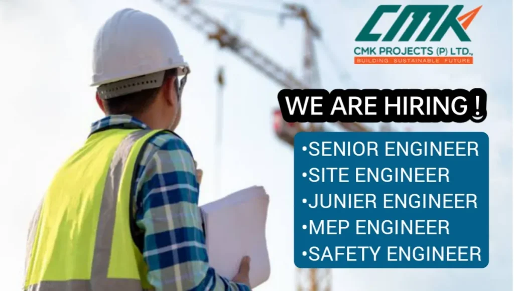 CMK Projects Pvt Ltd Hiring 2024