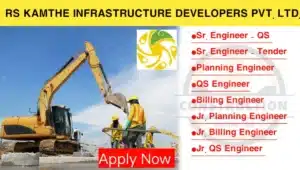 RS Kamthe Infrastructure Developers Pvt Ltd Hiring 2024